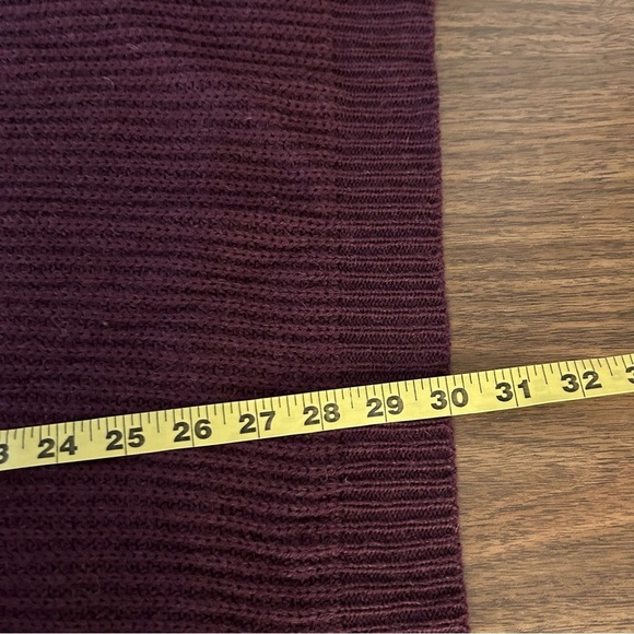 ❤️ SILVER SEANS CO. Sleeveless Burgundy Sweater Dress wool blend L NWT - Picture 12 of 13